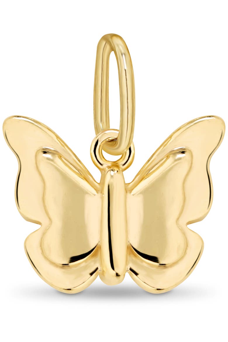Butterfly Pendant in 14K Gold, Main, color, Yellow Gold