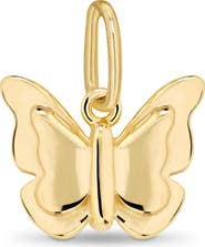 DEVATA Butterfly Pendant in 14K Gold