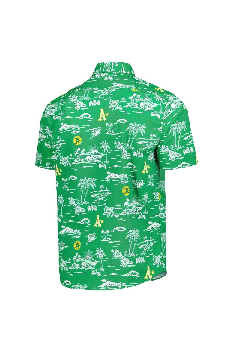 Men's Reyn Spooner Green Oakland Athletics Kekai Button-Down Shirt, Alternate, color, Green