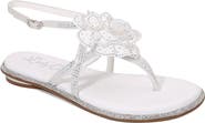 LADY COUTURE Flower Thong Flat Sandal