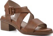 CLIFFS BY WHITE MOUNTAIN Cordovan Heeled Sandal