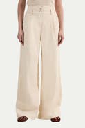 Karen Millen High Waisted Denim Wide Leg Jeans