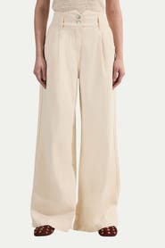 Karen Millen High Waisted Denim Wide Leg Jeans