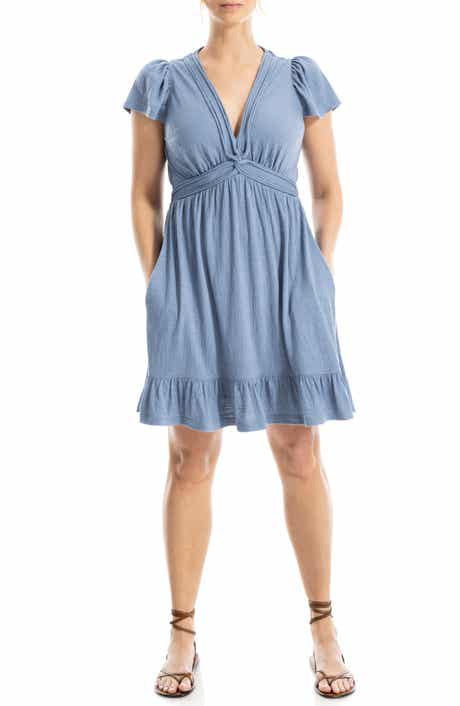 MAX STUDIO V-neck Jersey Dress