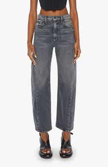 MOTHER The Half Pipe Flood High Waist Ankle Wide Leg Jeans