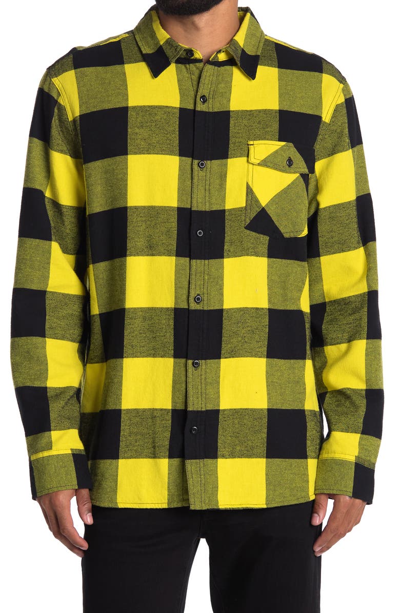 Abound Plaid Shirt Jacket, Main, color, 