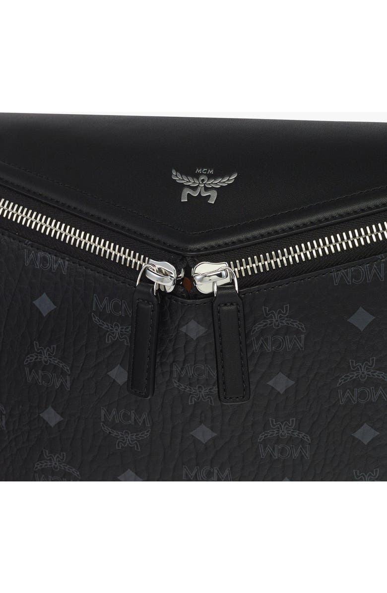 MCM Medium Diamant 3D Crossbody in Visetos Leather Mix, Alternate, color, Bk