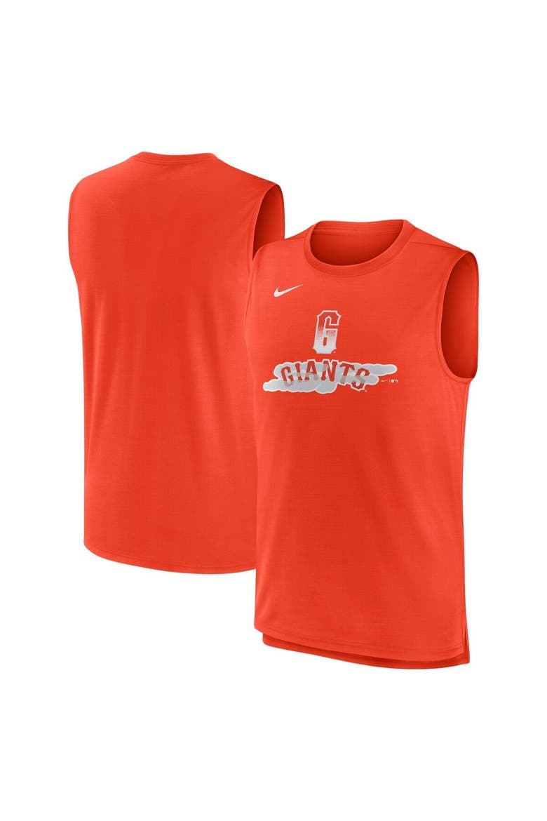Men's Nike Orange San Francisco Giants City Connect Muscle Tank Top, Main, color, Orange
