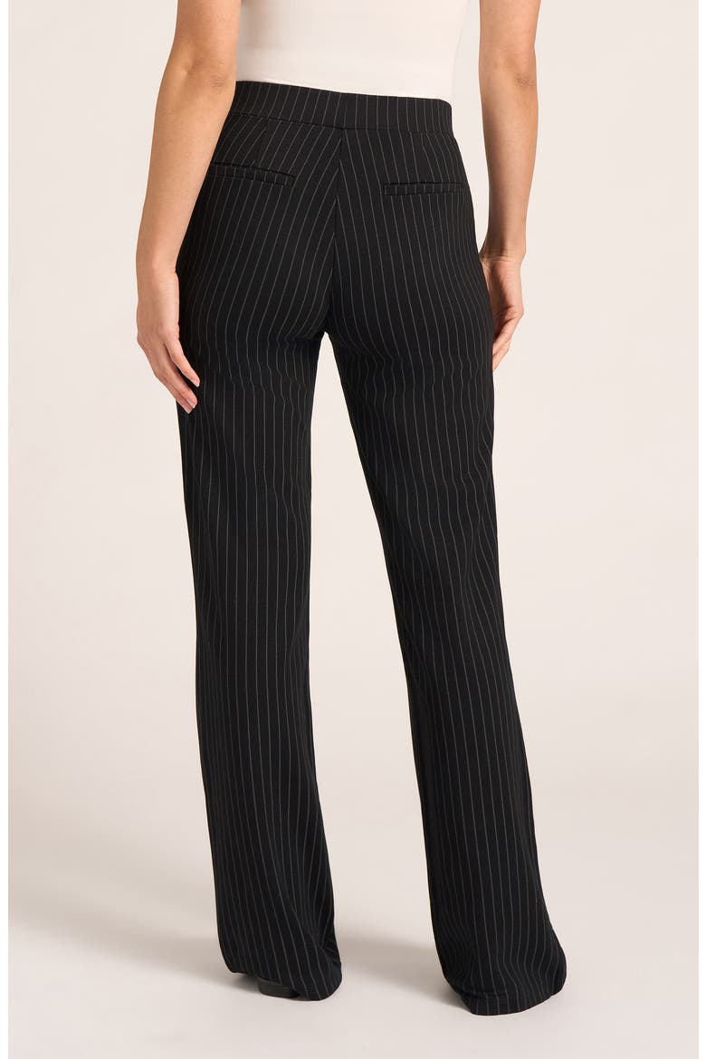 Wide Leg Ponte Pants, Alternate, color, BLACK