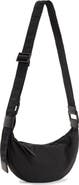 AllSaints Half Moon Nylon Crossbody Bag