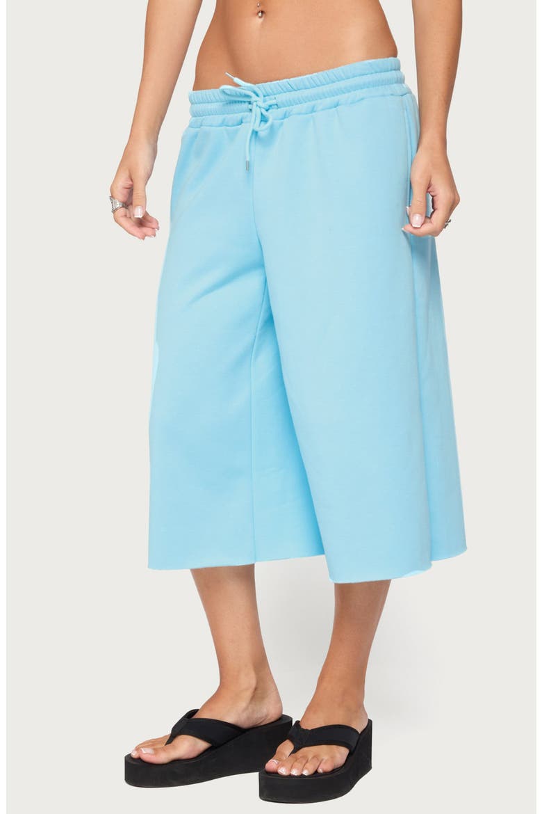 Amika Oversized Bermuda Shorts, Main, color, TURQUOISE
