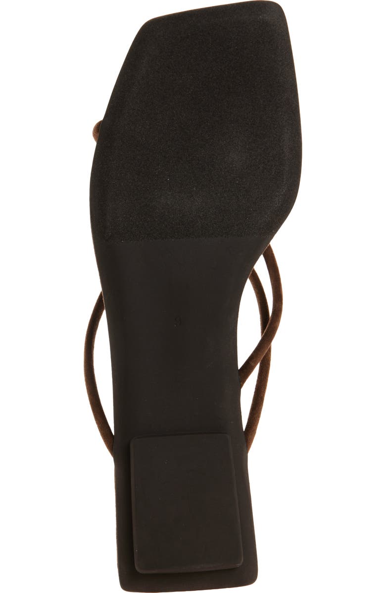 Jeffrey Campbell Cosmos Flip Flop, Alternate, color, Brown Suede Combo