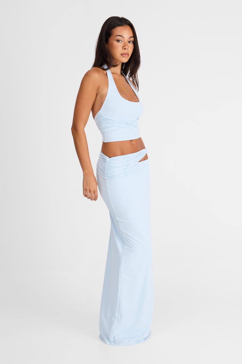 Violette Maxi Skirt, Alternate, color, Blue