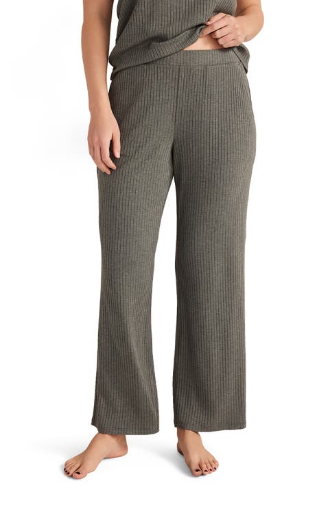 Drapey Rib Knit Pants