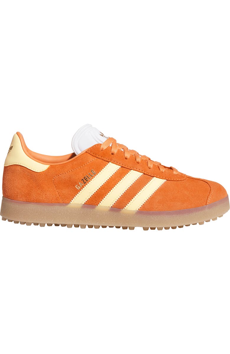 adidas Gazelle Golf Shoe, Alternate, color, Orange/ White