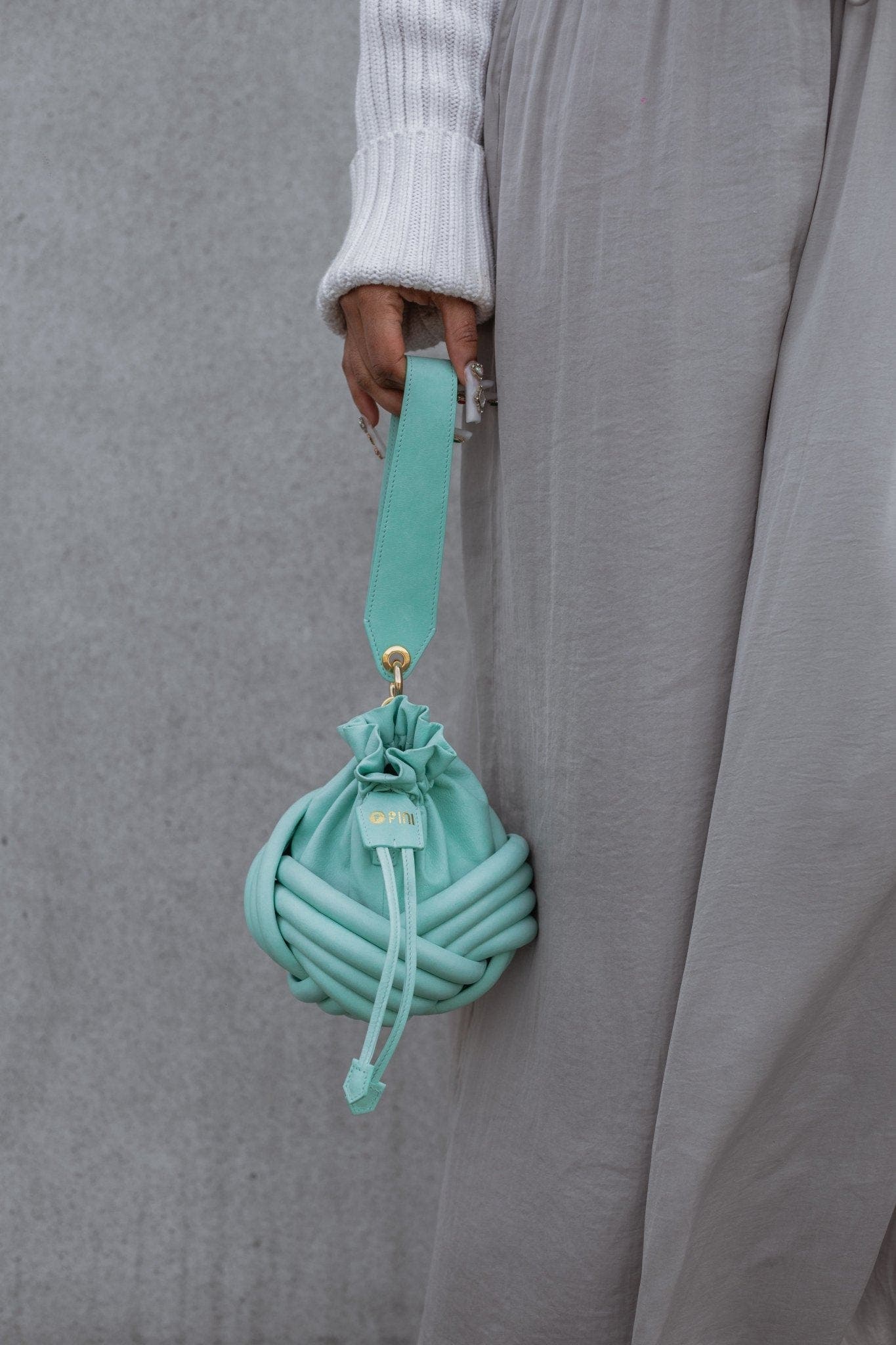 Fini Knurly Handbag - Mint, Alternate, color, Mint