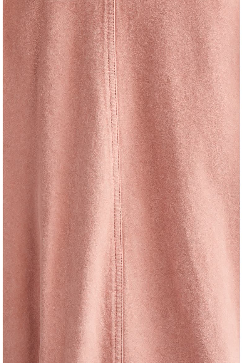 Soft Suede Overshirt, Alternate, color, CHALK MAUVE