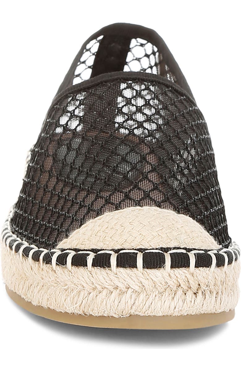 LONDON RAG Manara Mesh Espadrille Flat, Alternate, color, Black