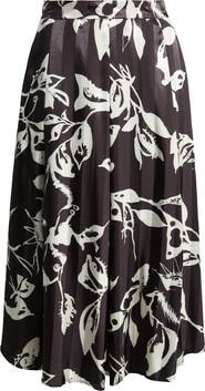 NIKKI LUND Ryan Floral Midi Skirt