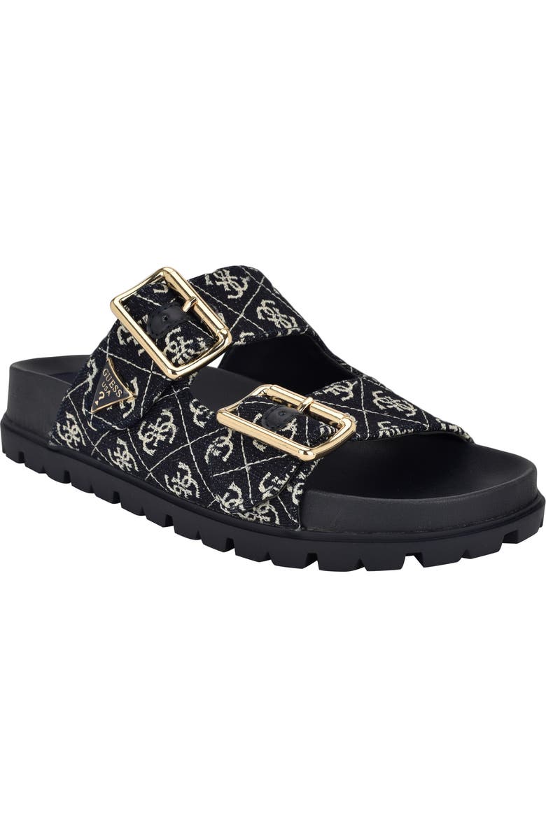 GUESS Fasten Sandal, Main, color, Dark Blue 400