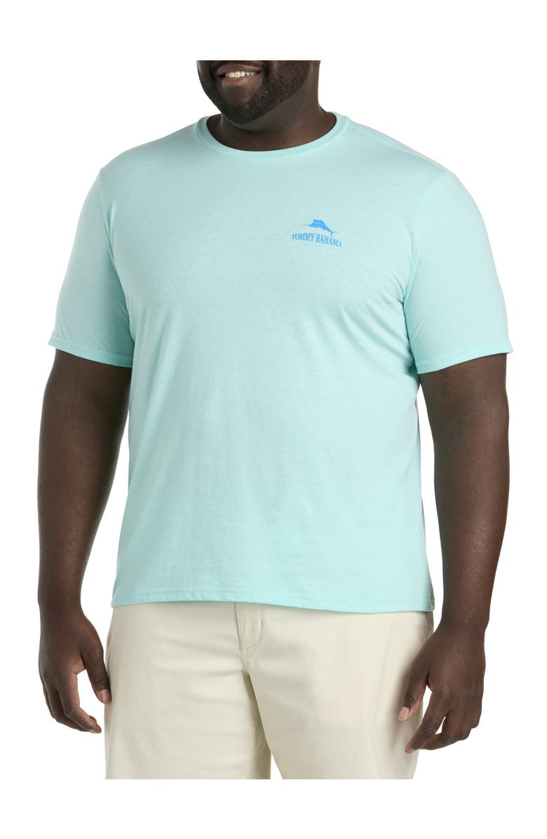 Tommy Bahama Big & Tall Resistance Training Graphic Tee, Main, color, Blue Swell