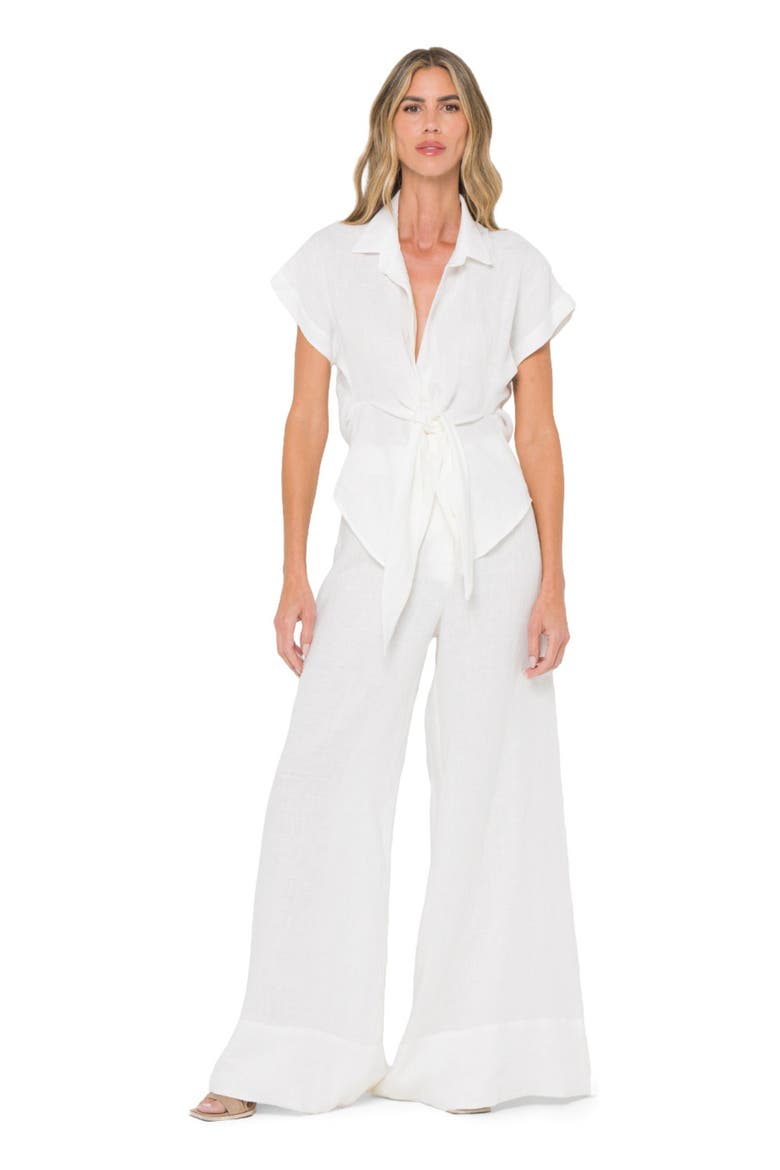 Bergen Pant, Main, color, Ecru