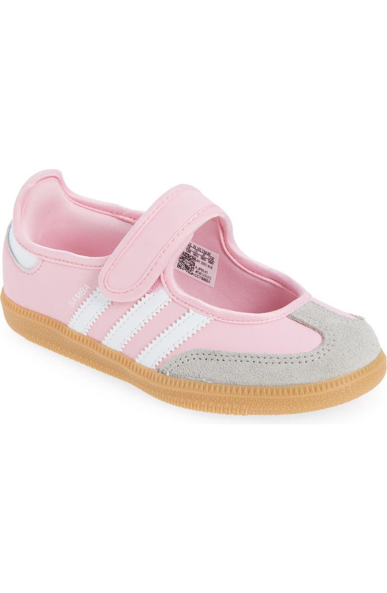 adidas Kids' Samba Jane Sneaker, Main, color, Light Pink/ White/ Gum