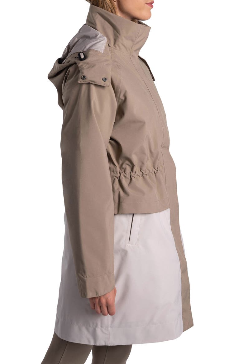 Aubrey 3-in-1 Waterproof Jacket, Alternate, color, OYSTER