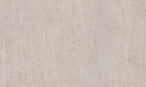 Coastaoro Linen & Cotton Blend Button-up Shirt In Brown