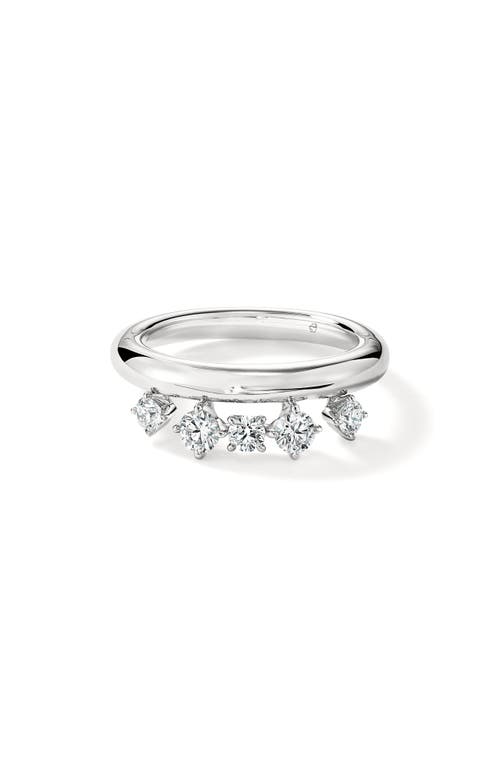 Shop Hearts On Fire Barre Floating Diamond Ring In White Gold