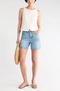 NORDSTROM RACK Textured Button Front Vest