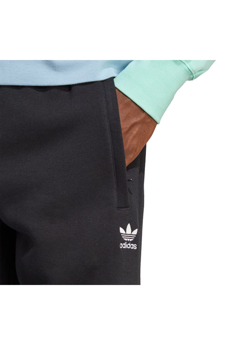 adidas Trefoil Slim Fit Cotton Blend Sweatpants, Alternate, color, 