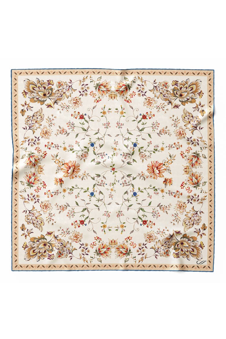 Jenna - Silk Bandana, Main, color, Gold