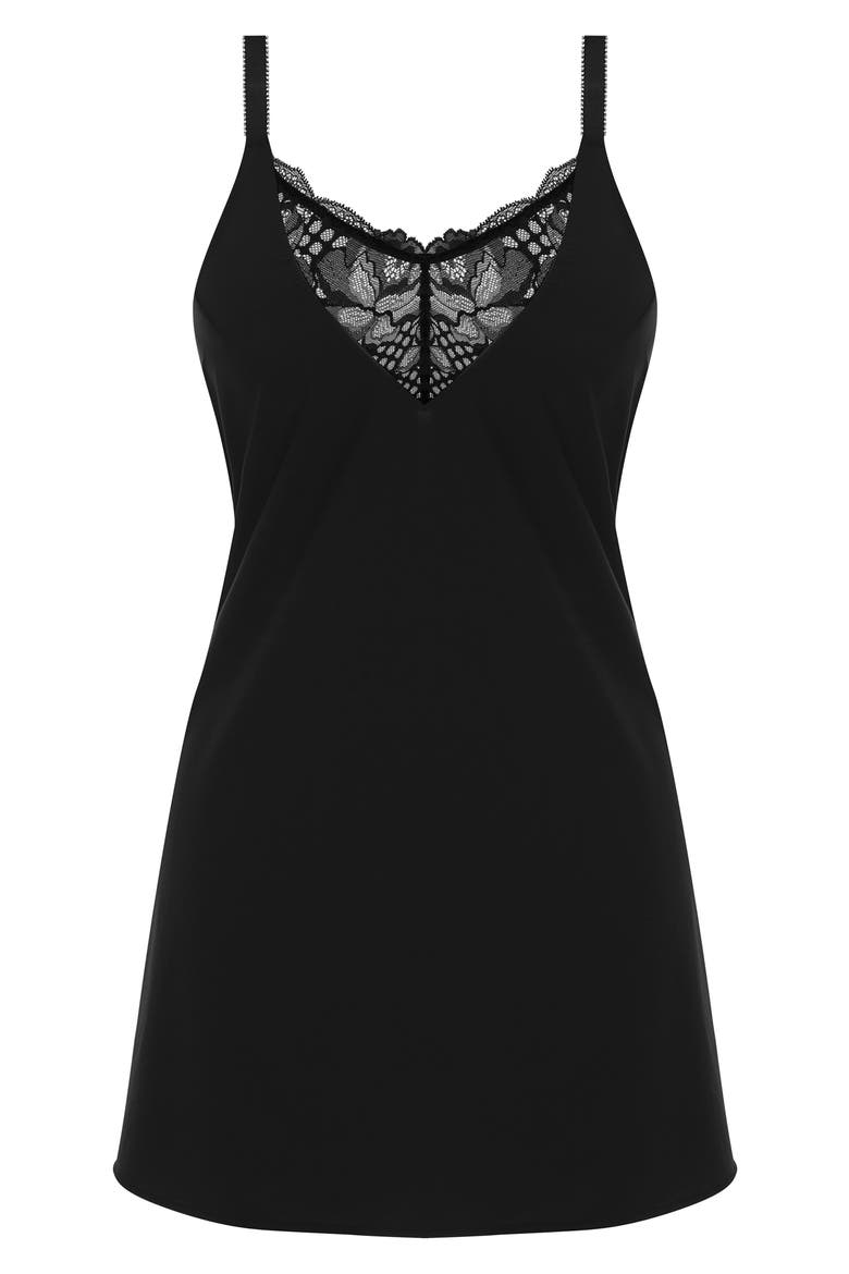Reflect Chemise, Alternate, color, BLACK