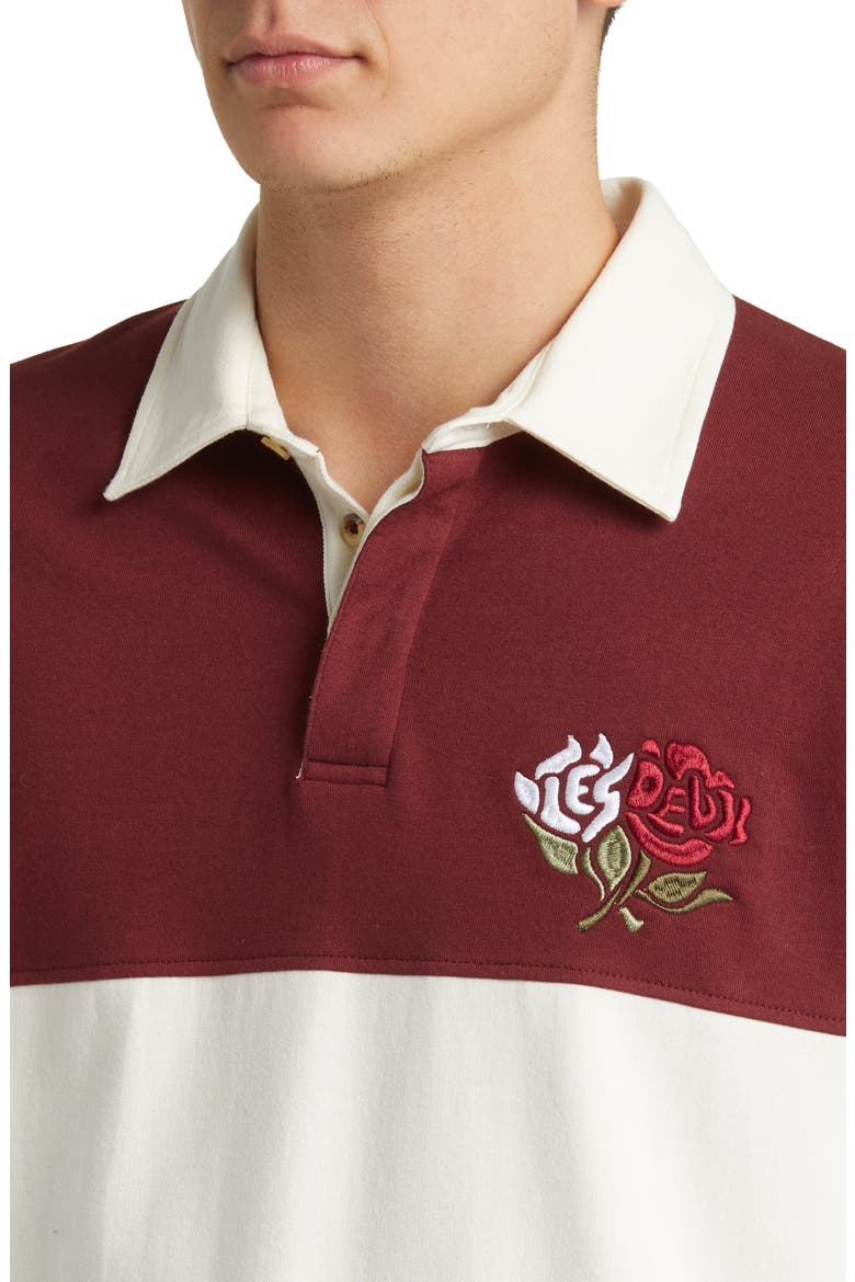 Felipe Rugby Shirt, Alternate, color, SHIRAZ/ LIGHT IVORY