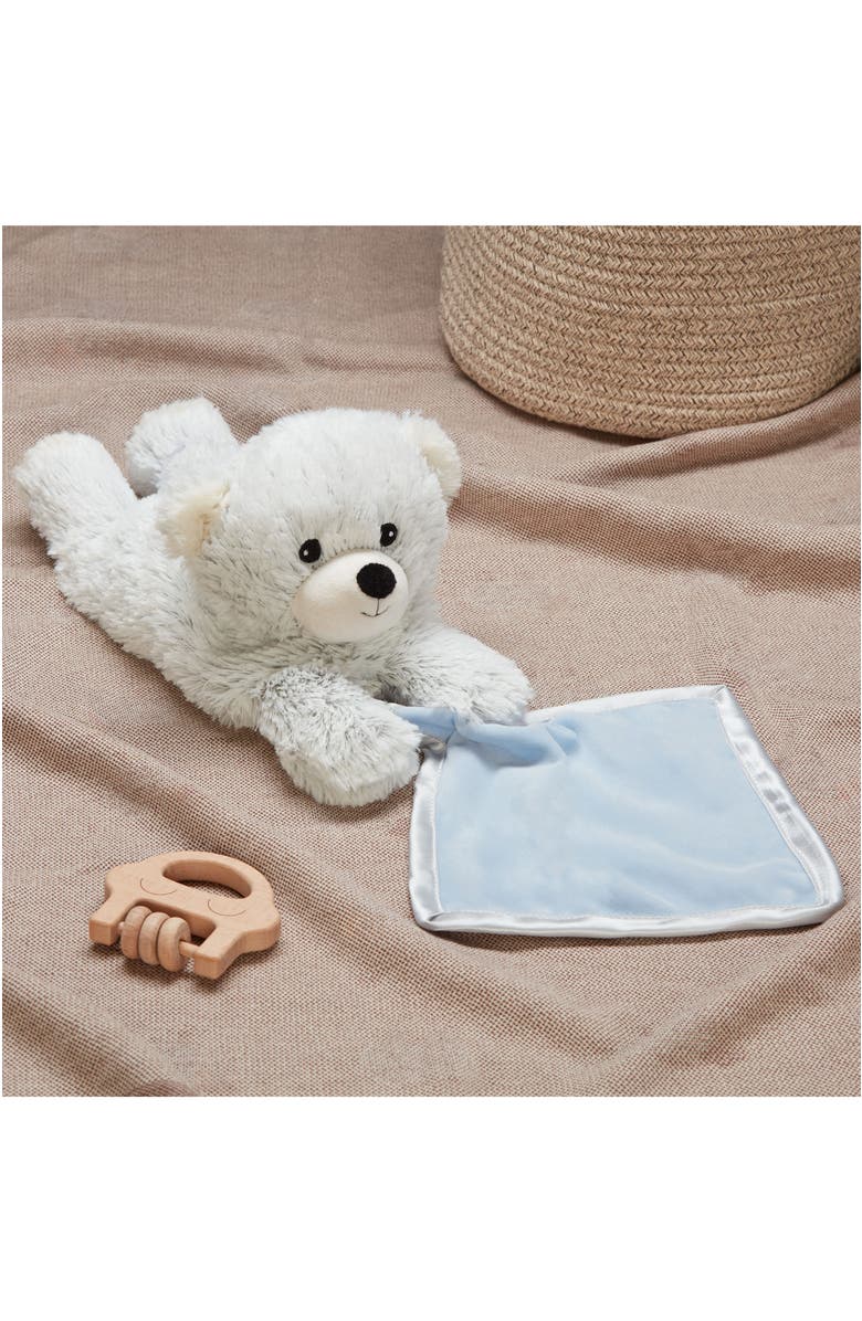 Warmies Marshmallow Bear Blanket Plush Toy, Alternate, color, Light Brown
