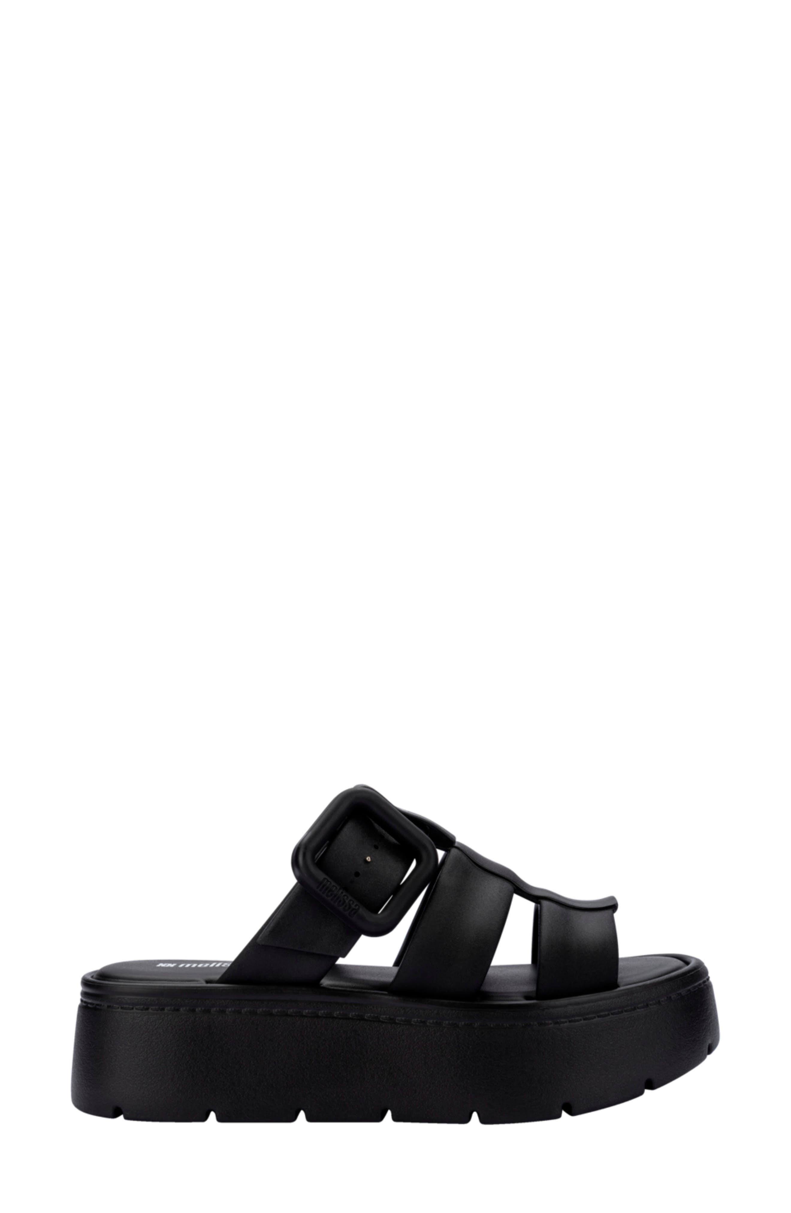 Melissa Pump Platform Sandal, Alternate, color, Black