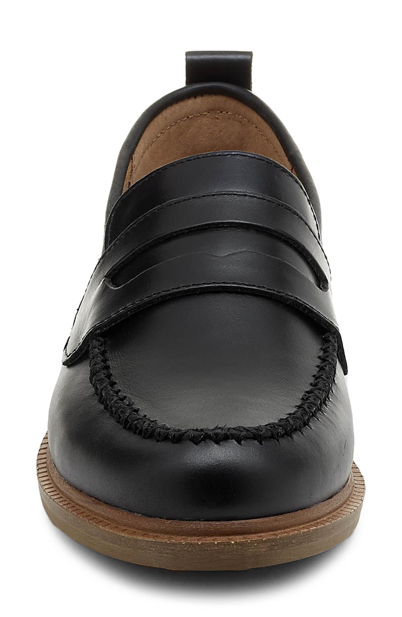 Kelsi Dagger Brooklyn Lens Penny Loafer, Alternate, color, Black