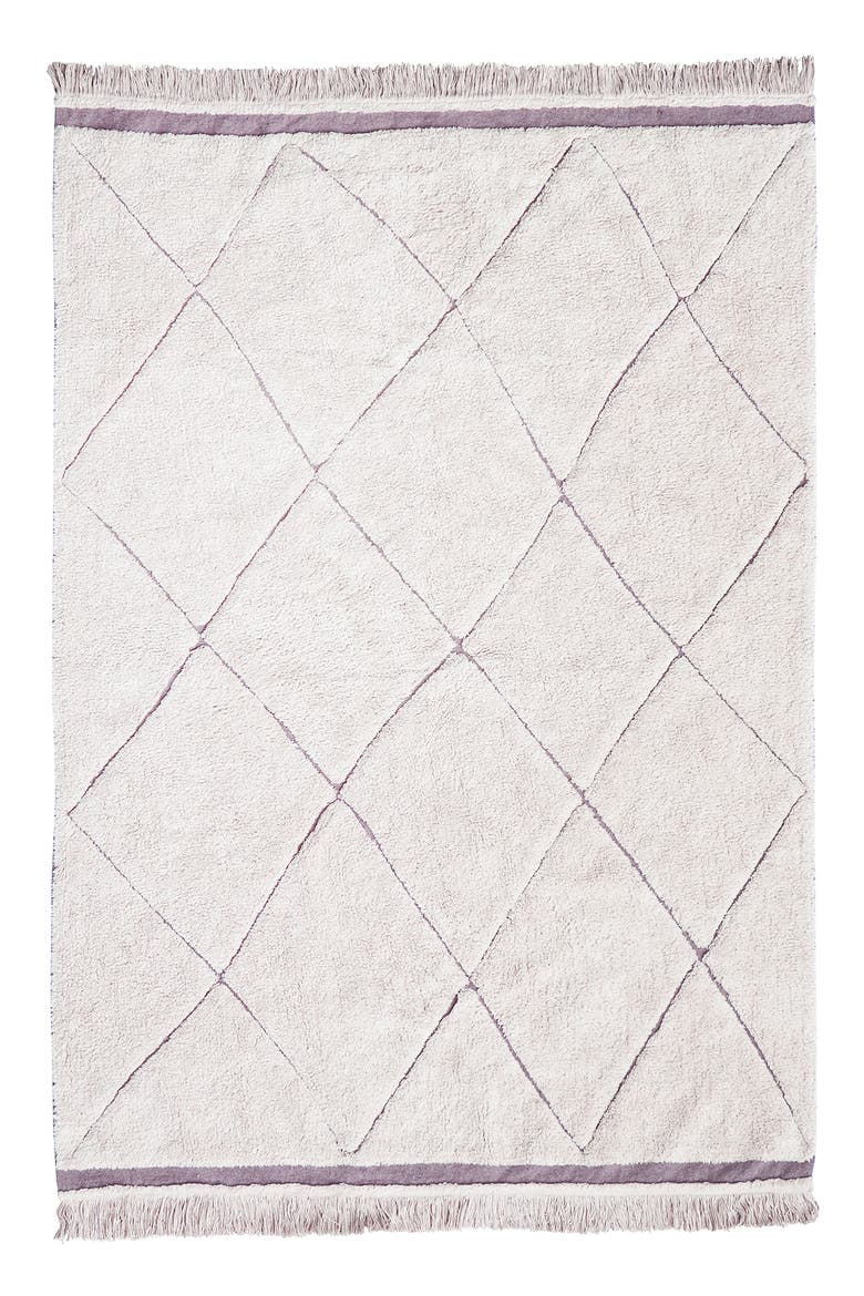 RugCycled Bereber Washable Cotton Blend Rug, Main, color, NATURAL RUGCYCLED YARN