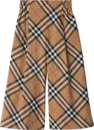 Burberry Check Cotton Trousers