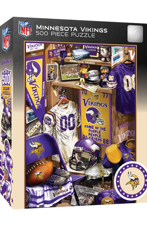 Minnesota Vikings Locker Room 500 Puzzle