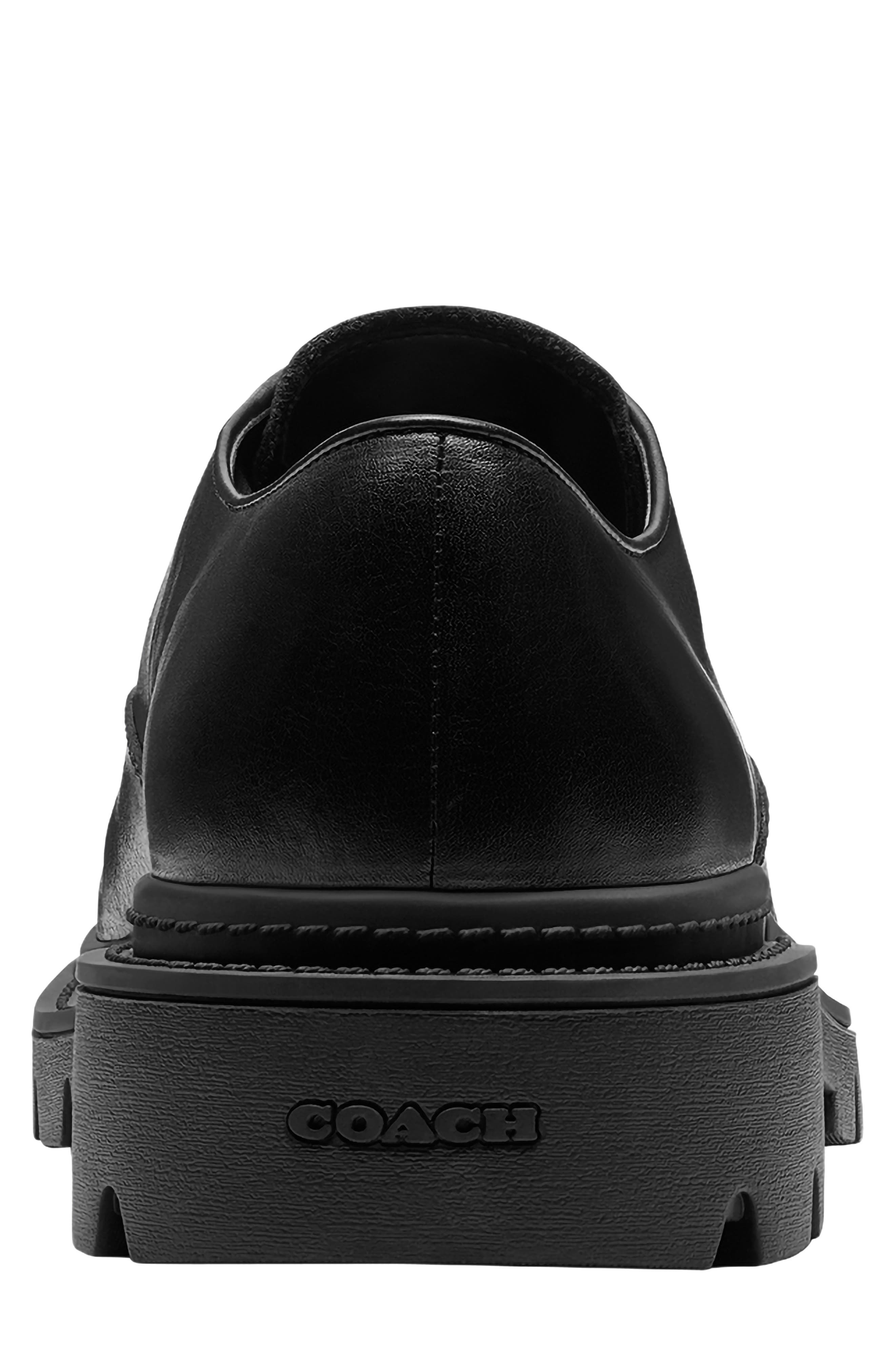 Plain Toe Leather Derby, Alternate, color, BLACK