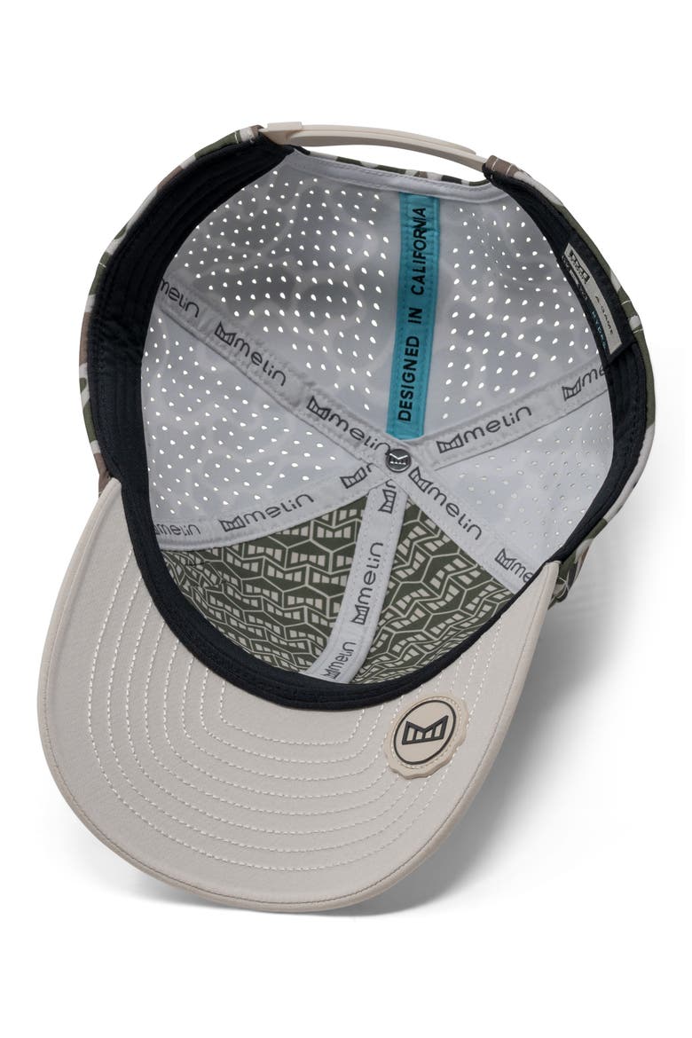 A-Game Icon Hydro Camo Performance Snapback Hat, Alternate, color, DUCK CAMO
