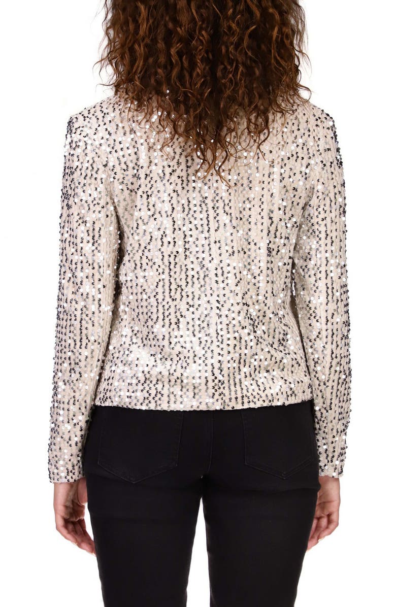 Sanctuary Charmed Sequin Blazer, Alternate, color, 