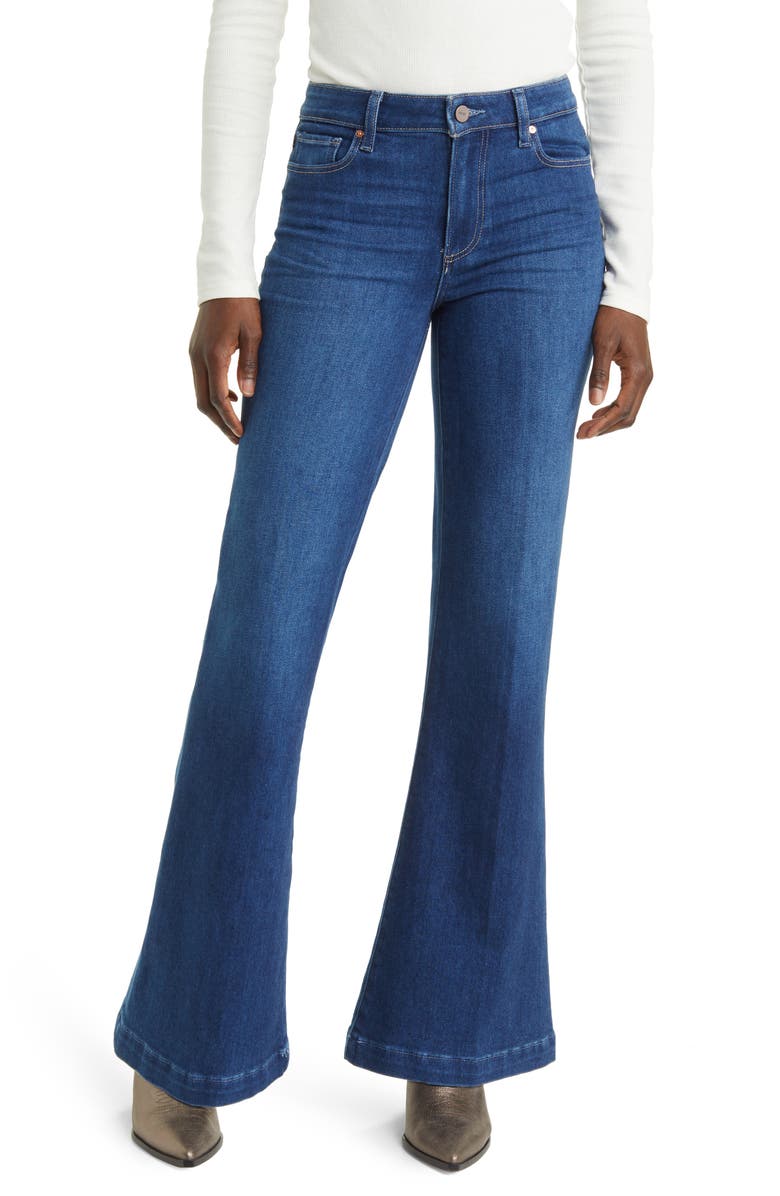 PAIGE Genevieve High Waist Flare Jeans, Main, color, 