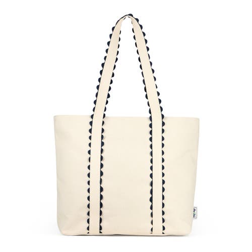 Ame & Lulu Nantucket Tennis Tote In Black