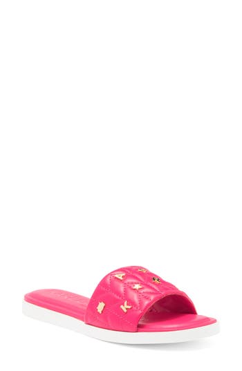 Karl Lagerfeld Carenza Studs Slide Sandal