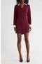 Contrast Collar Shirtdress