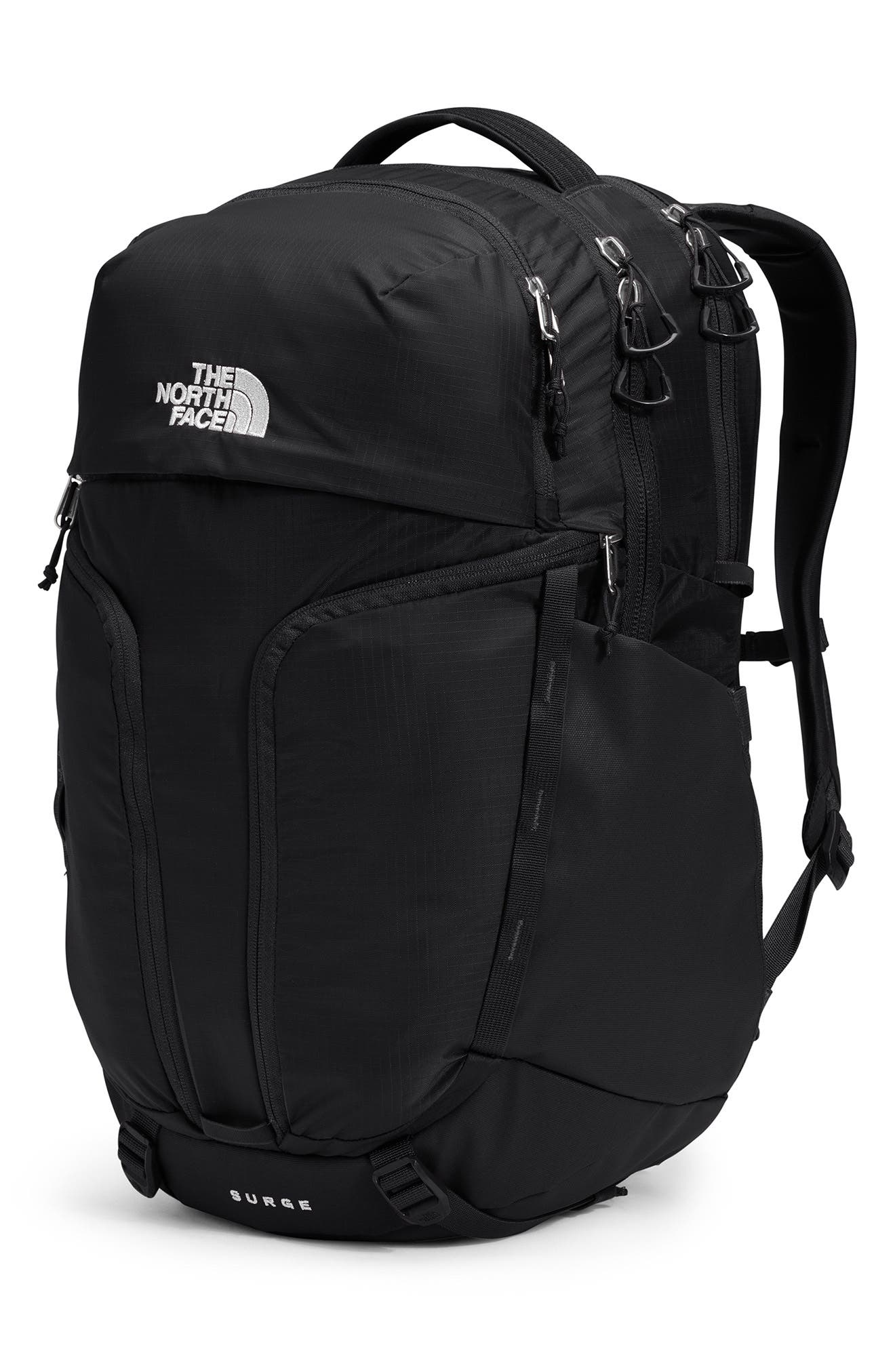 The North Face Surge Water Repellent Ripstop Backpack, Alternate, color, 