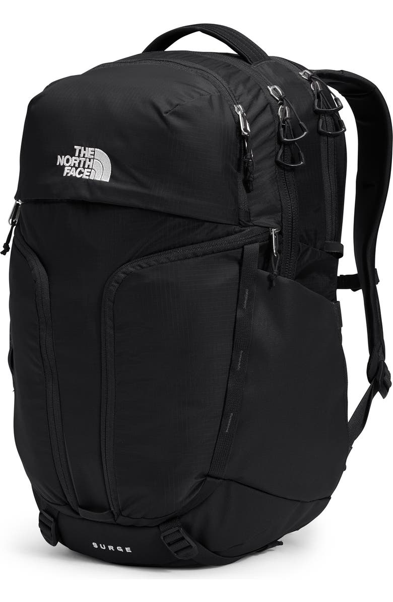The North Face Surge Water Repellent Ripstop Backpack, Alternate, color,